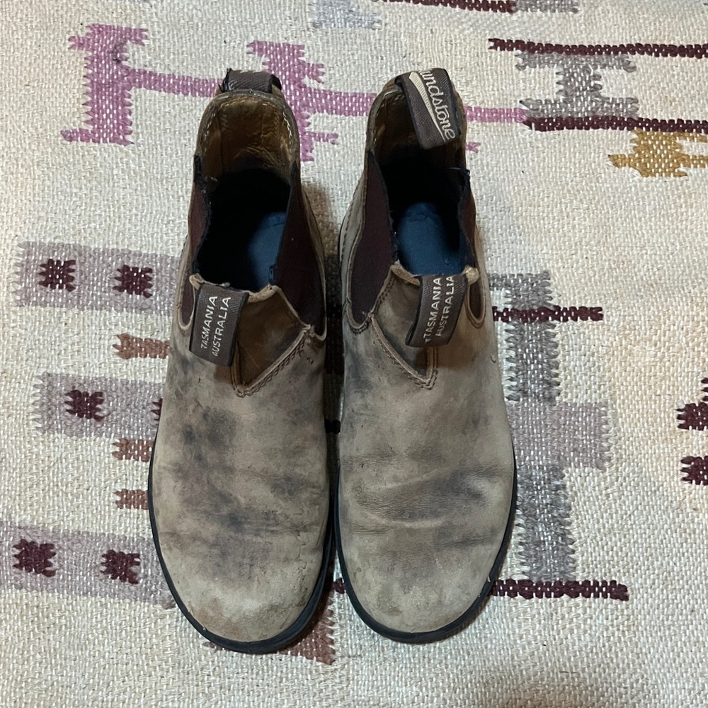 Blundstone Weathered Tan Chelsea Boots